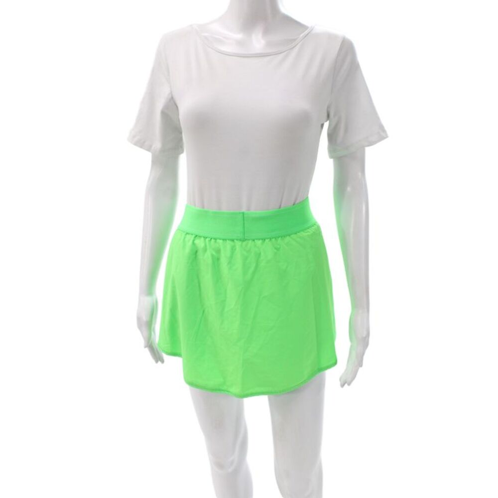 Alo Womens Athletic Skort Athleisure Green Mini Pull On Polyester Size S